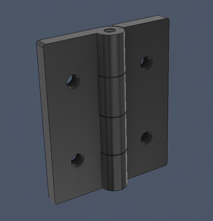 industrial workcell door hinge Mk. II