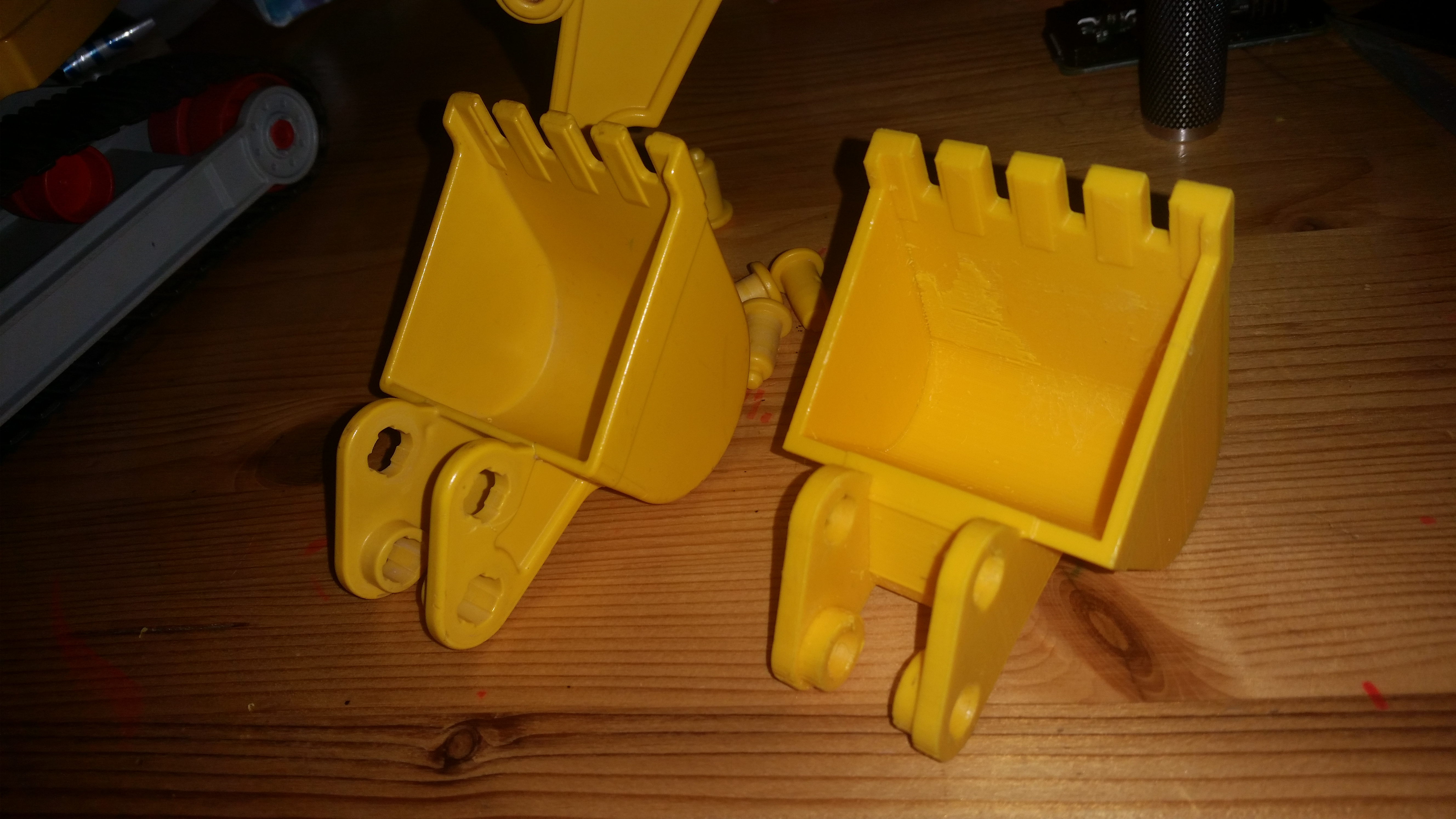 Playmobil 1998 excavator digger bucket (3001)