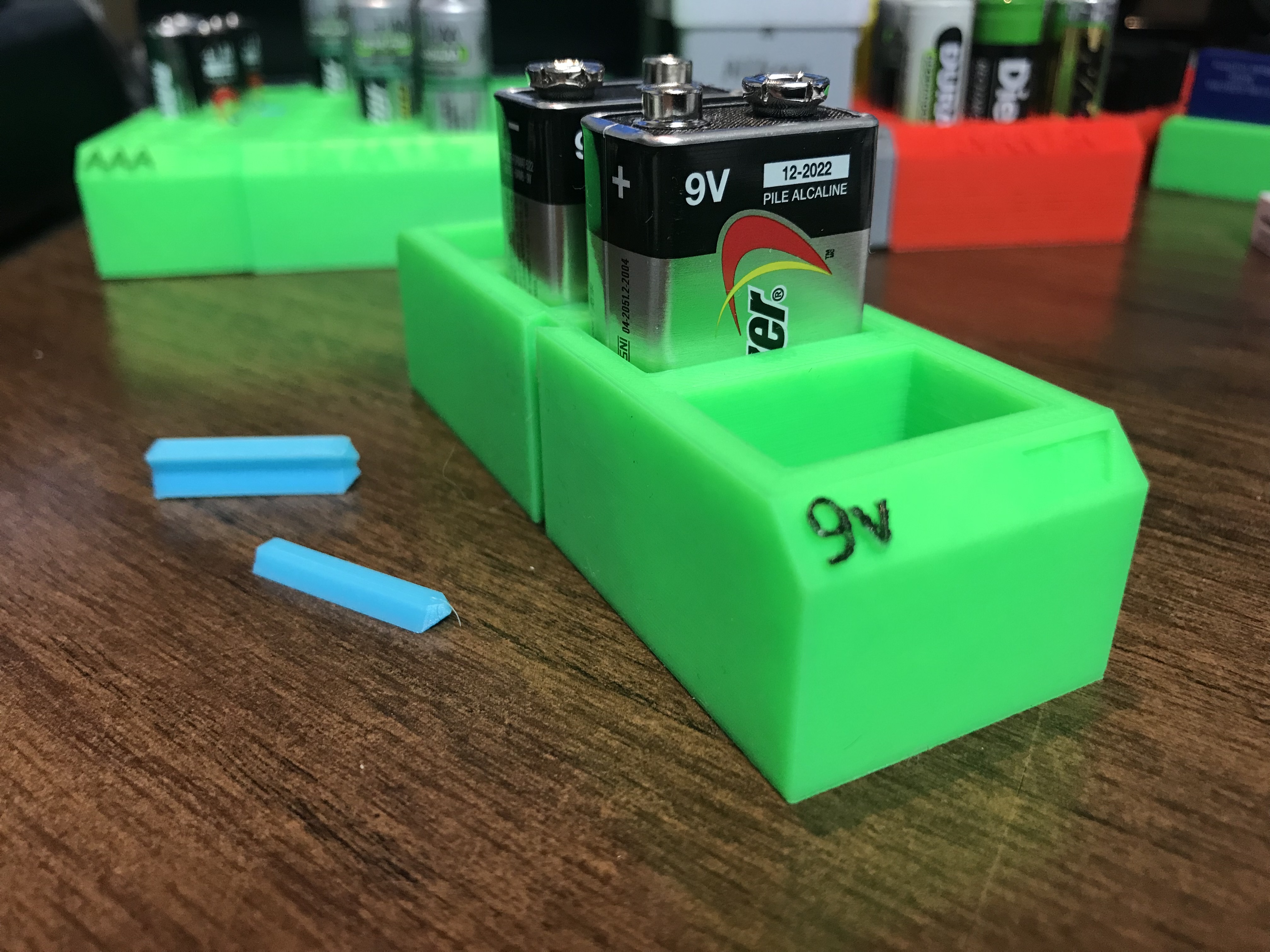 9volt BattBlox (Nine volt battery storage)