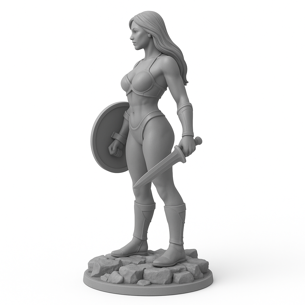 Amazon Sentinel – Paintable Miniature