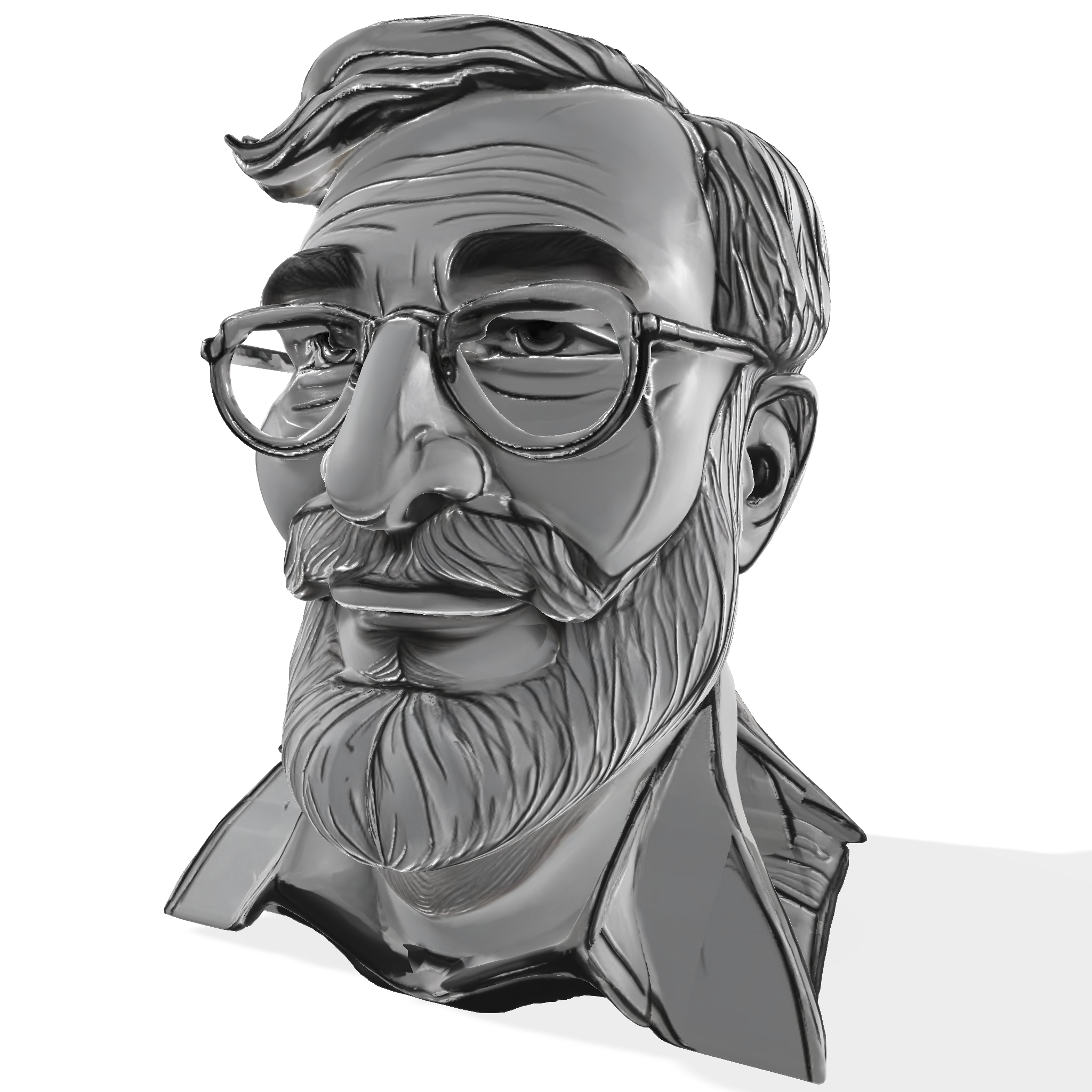 DISTINGUISHED GENTLEMAN BUST