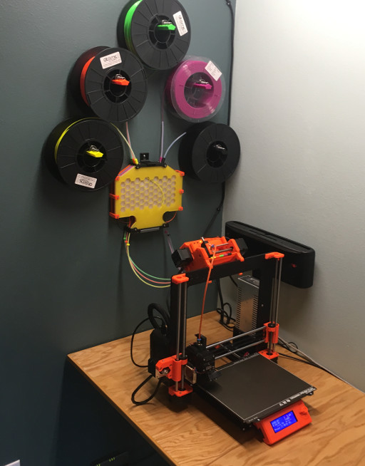 Wall Mount for Prusa Multiple Materials 2S Filament Buffer