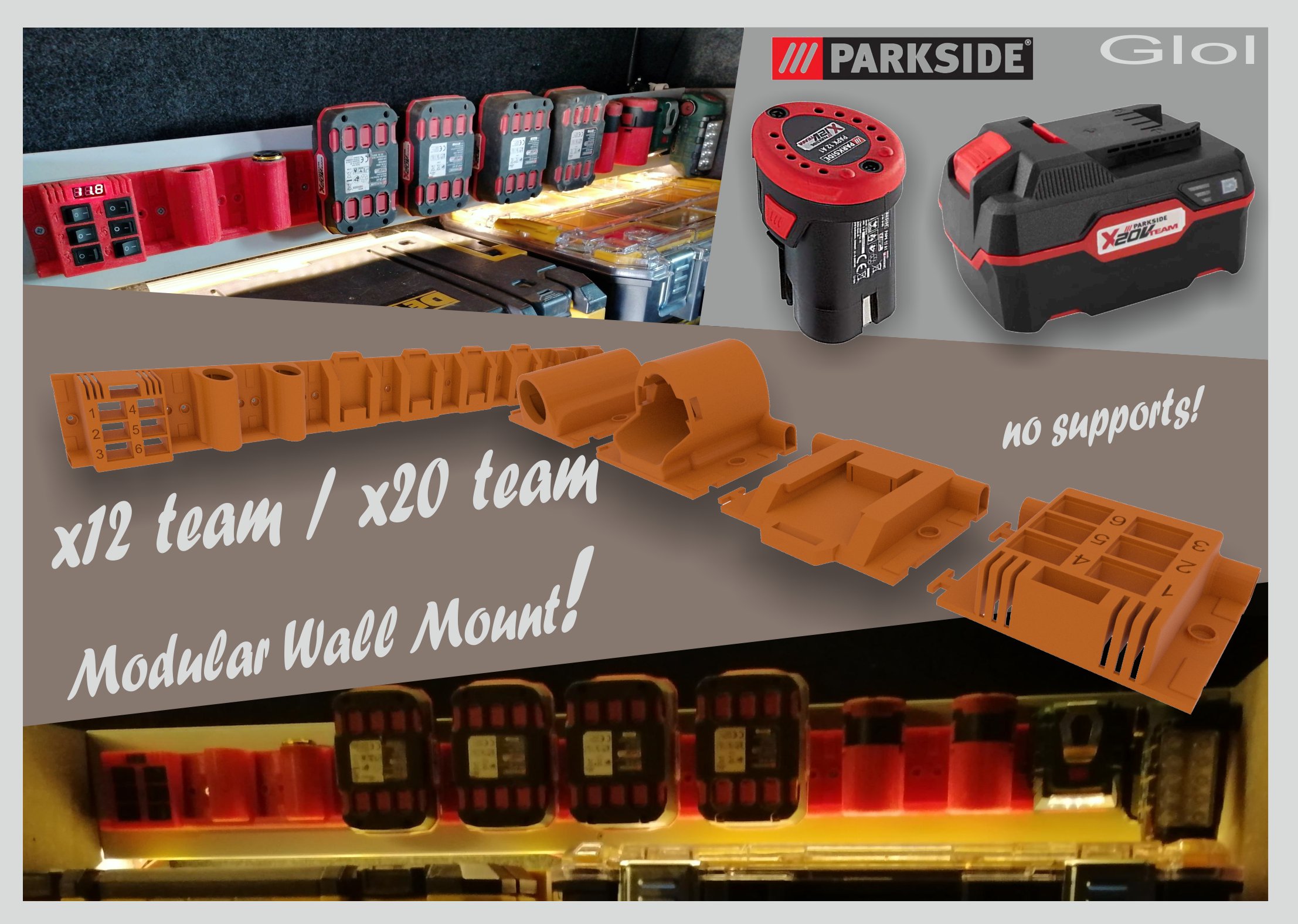 Modular Parkside x20 x12 wall mount