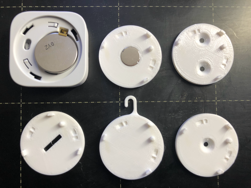 Xiaomi Aqara sensor compatible back plates / Befestigungsplatte for zigbee model WSDCGQ11LM or DJT11LM