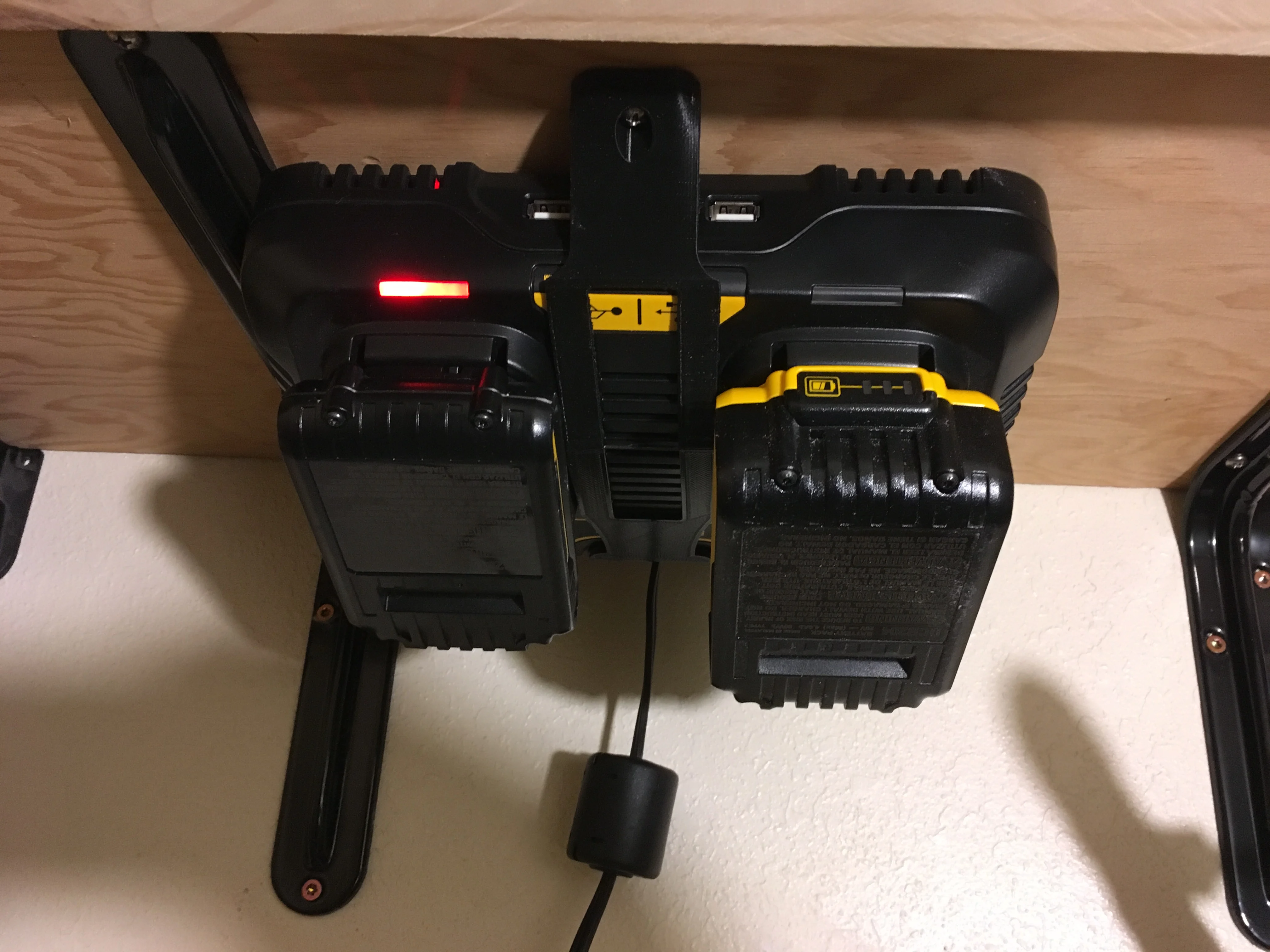Under Shelf Mount For DeWalt DCB102 Battery Charger