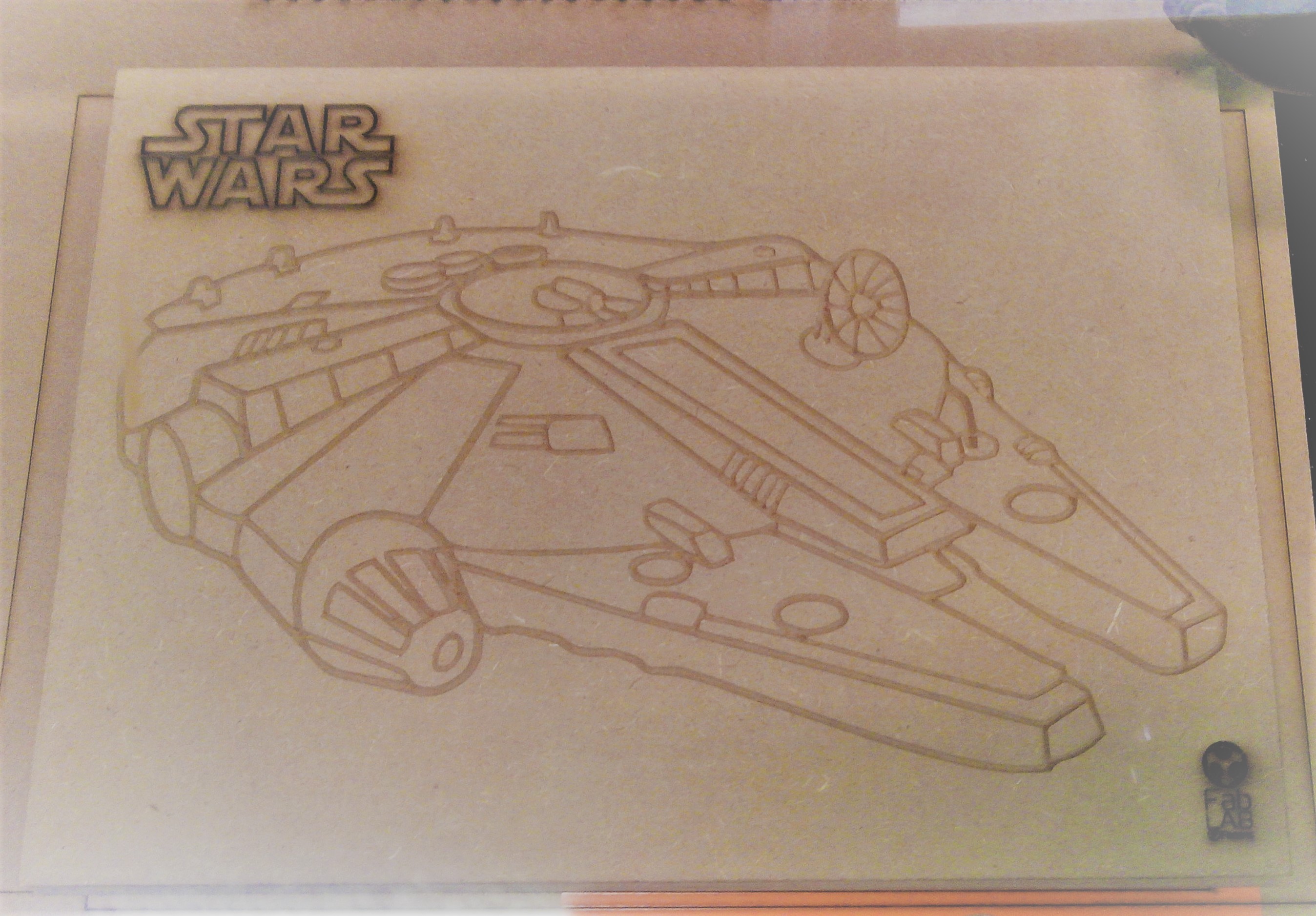 Millennium Falcon frame