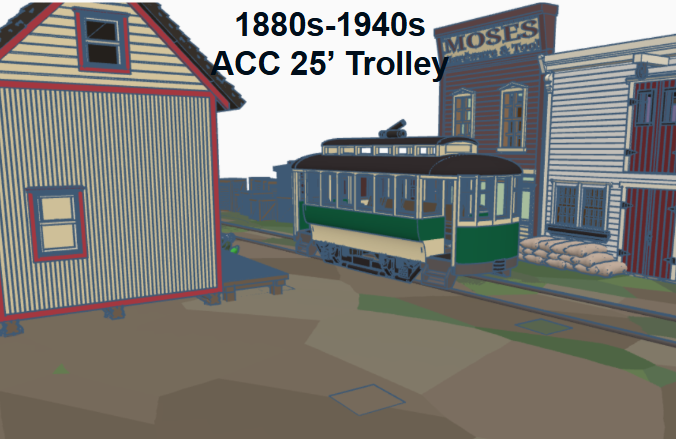 ACC 25' Trolley/Streetcar (HO SCALE)