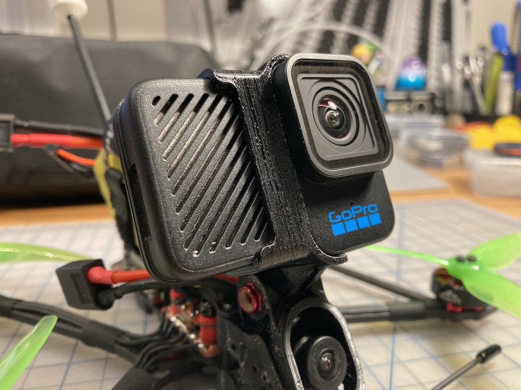 GoPro HERO10 Bones Prong Mount and Cap for Rekon 5