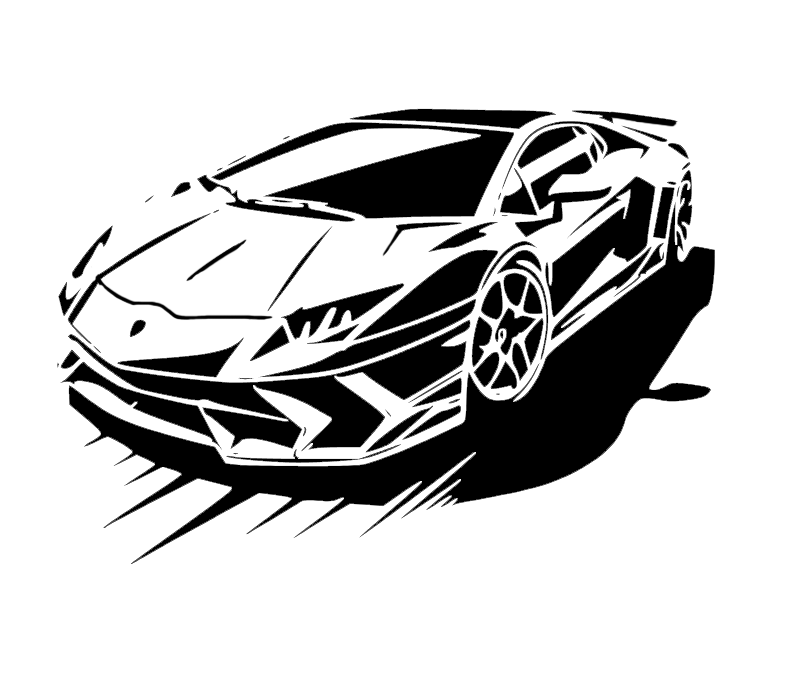 Lamborghini Stencil