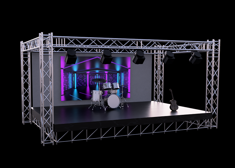 Rock Concert Stage