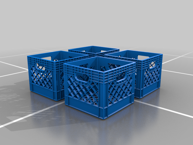 milk crate 1:87 (ho scale)