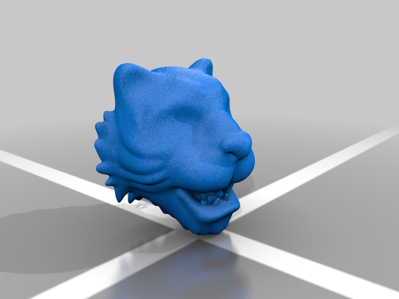 Pee-Wee Herman Big Adventure lion siren head