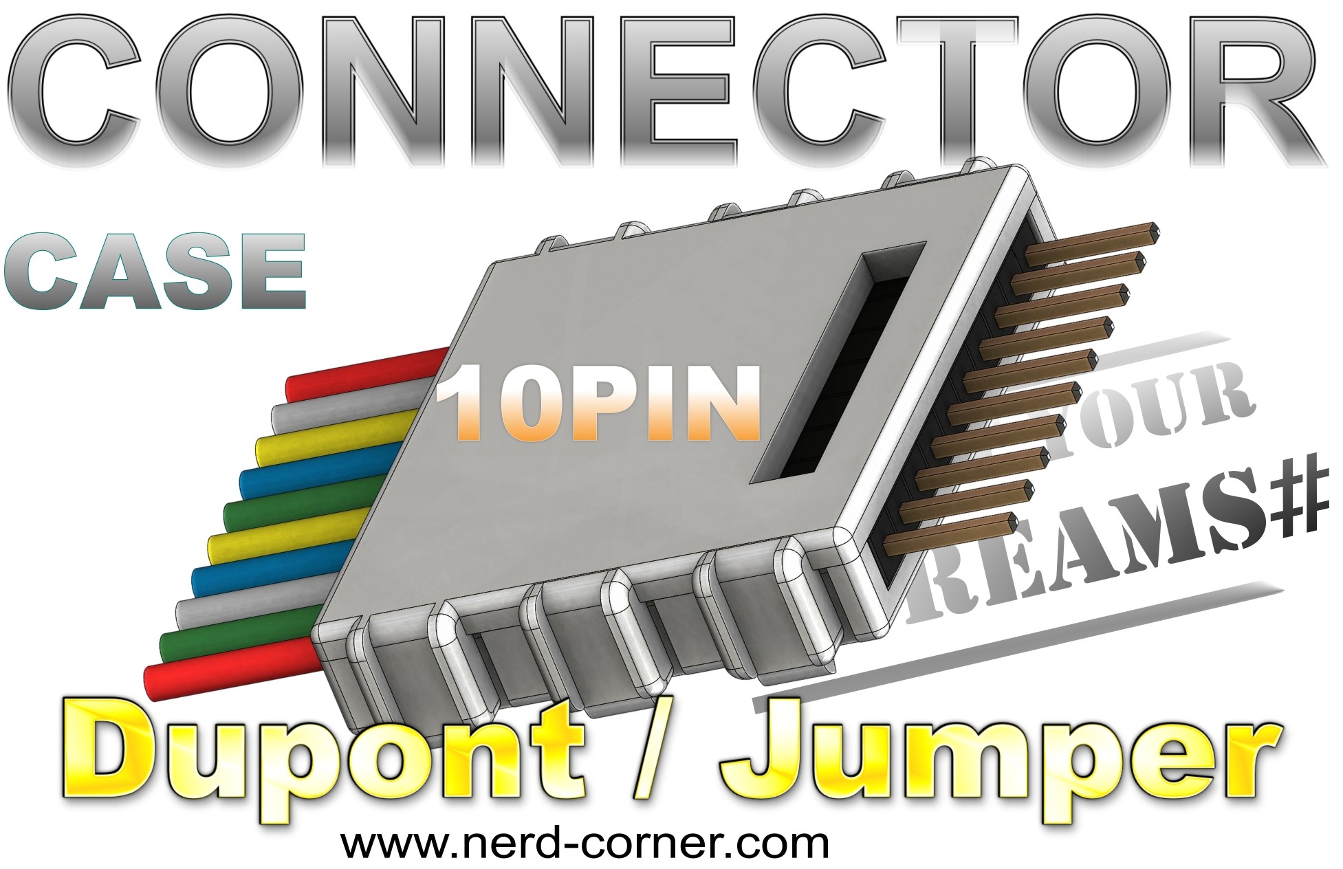 CONNECTOR housing 10Pin Dupont / Jumper-Cable