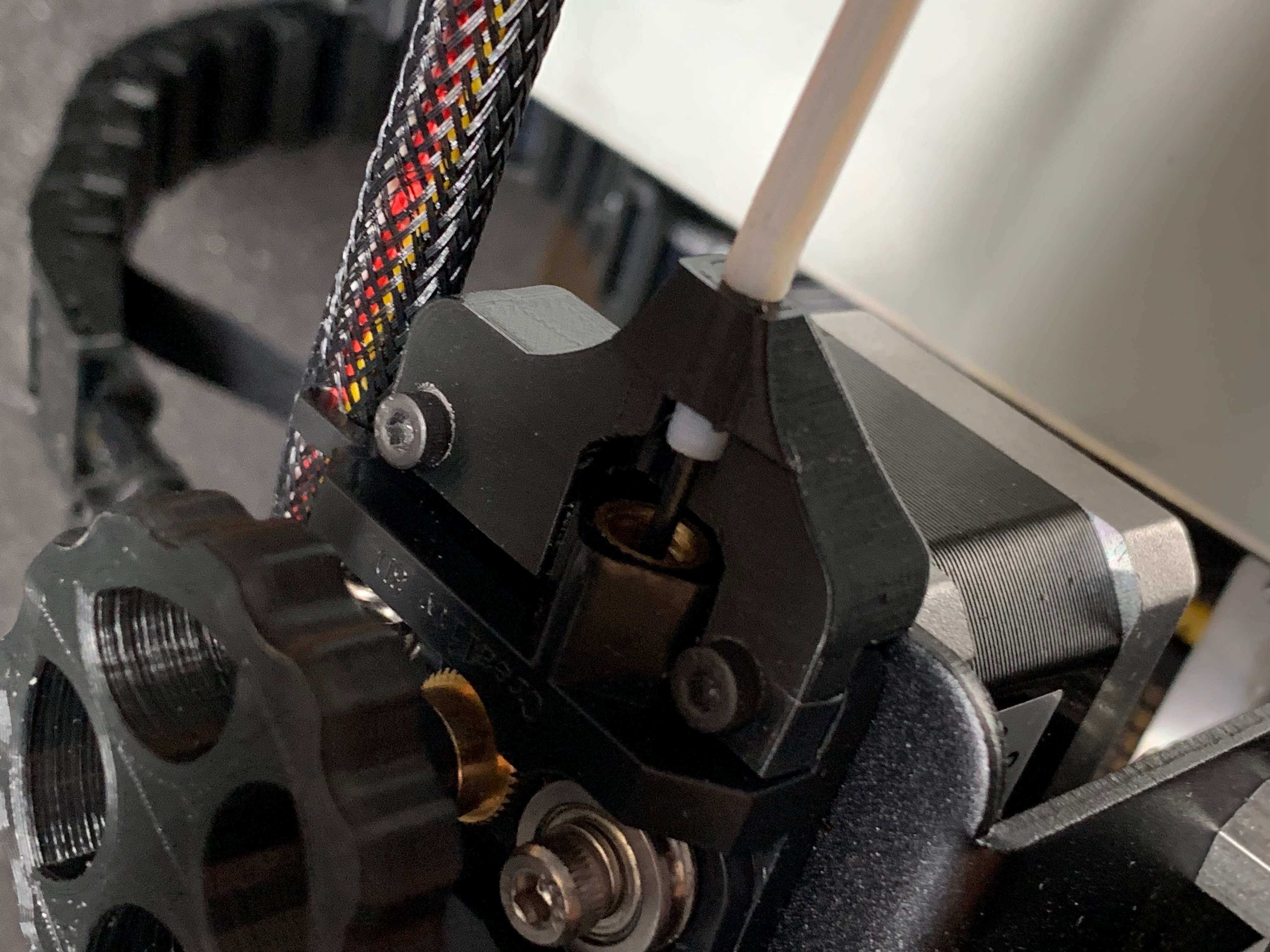 Bowden tube bracket