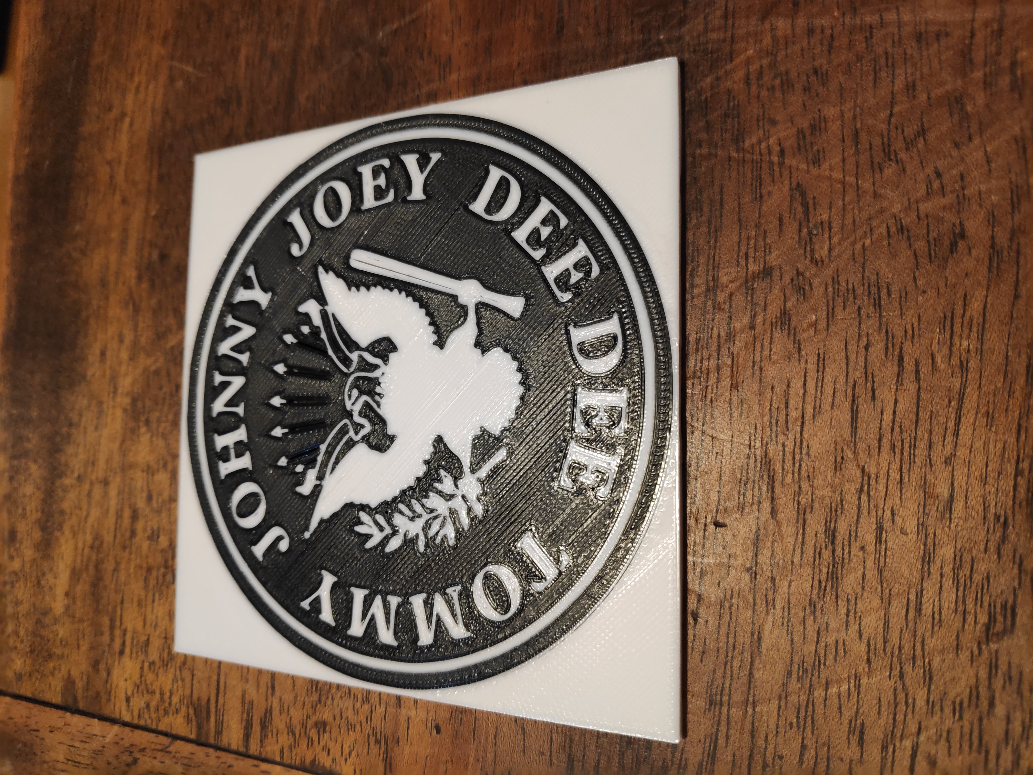 Ramones Beermat - round and Square for MMU2