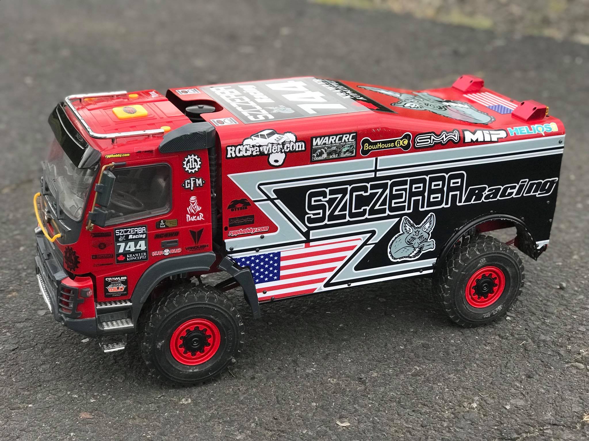 dakar truck back end