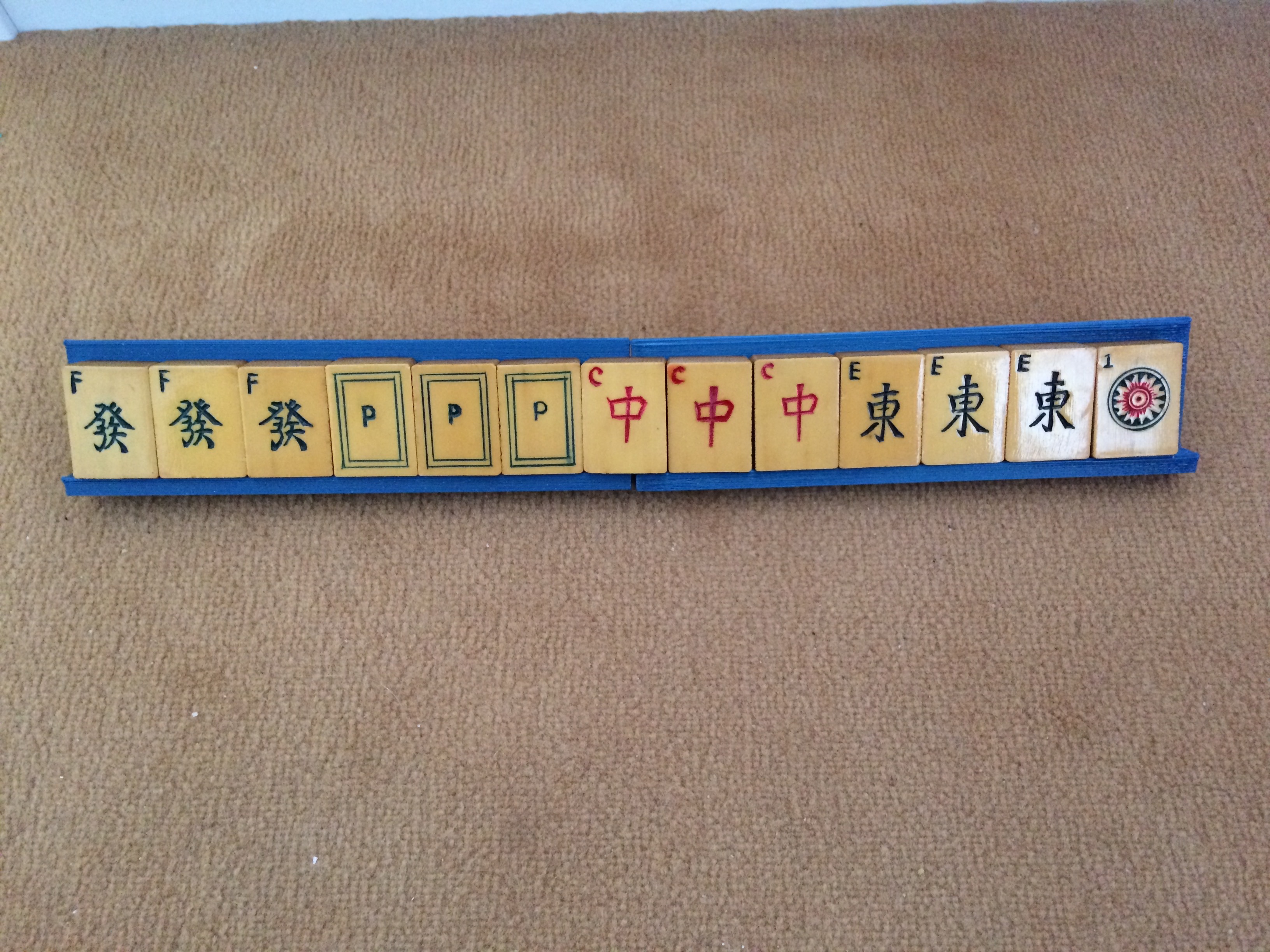 Porte tuiles Mah-Jong / Mah-Jong tiles holder