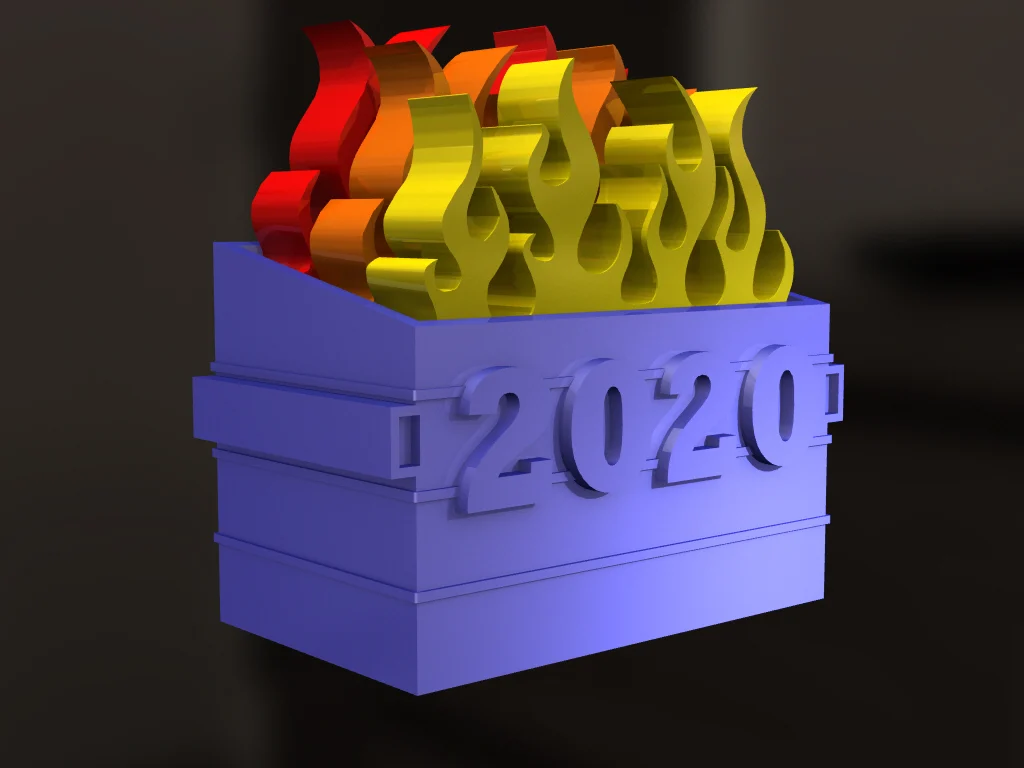 2020 Dumpster Ornament