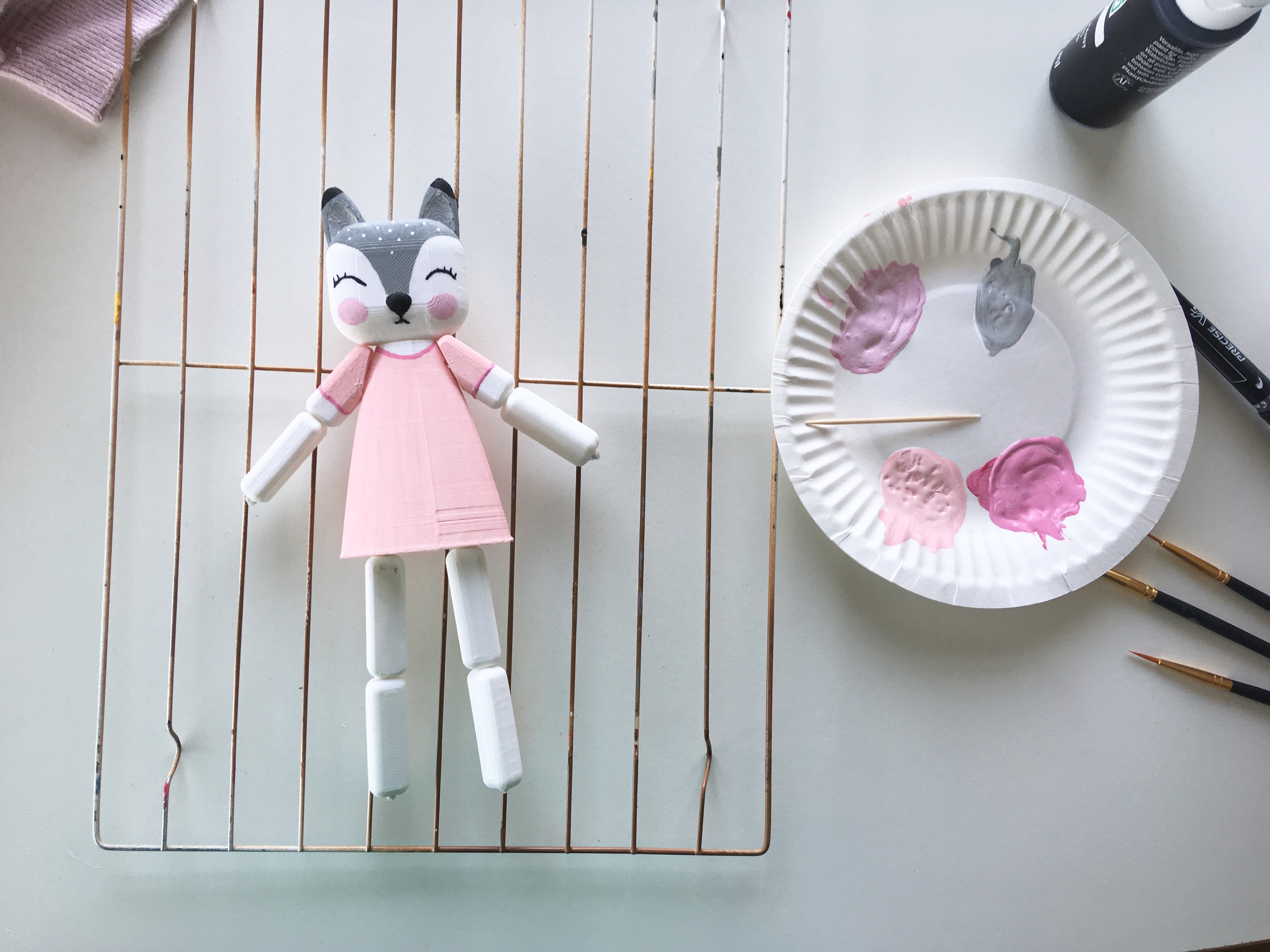 Elastic Strung Cute Animal Doll