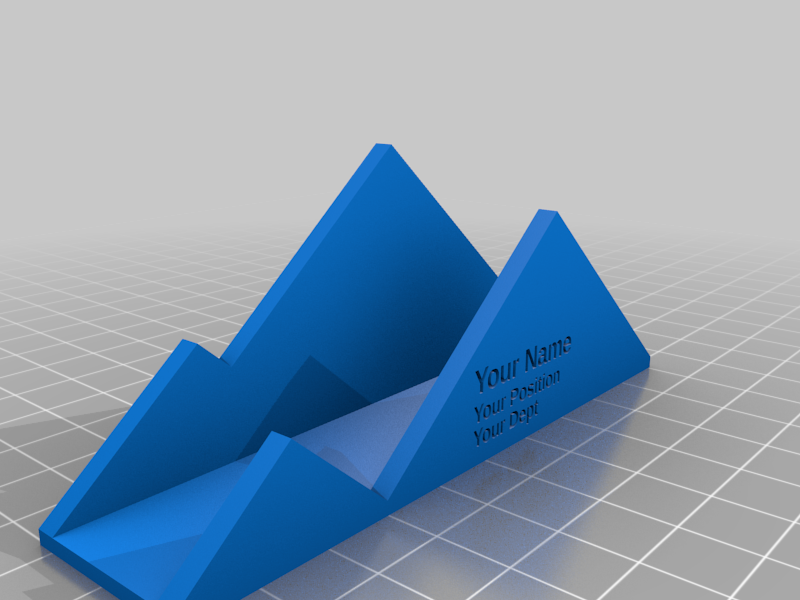 Configurable Name Card Stand