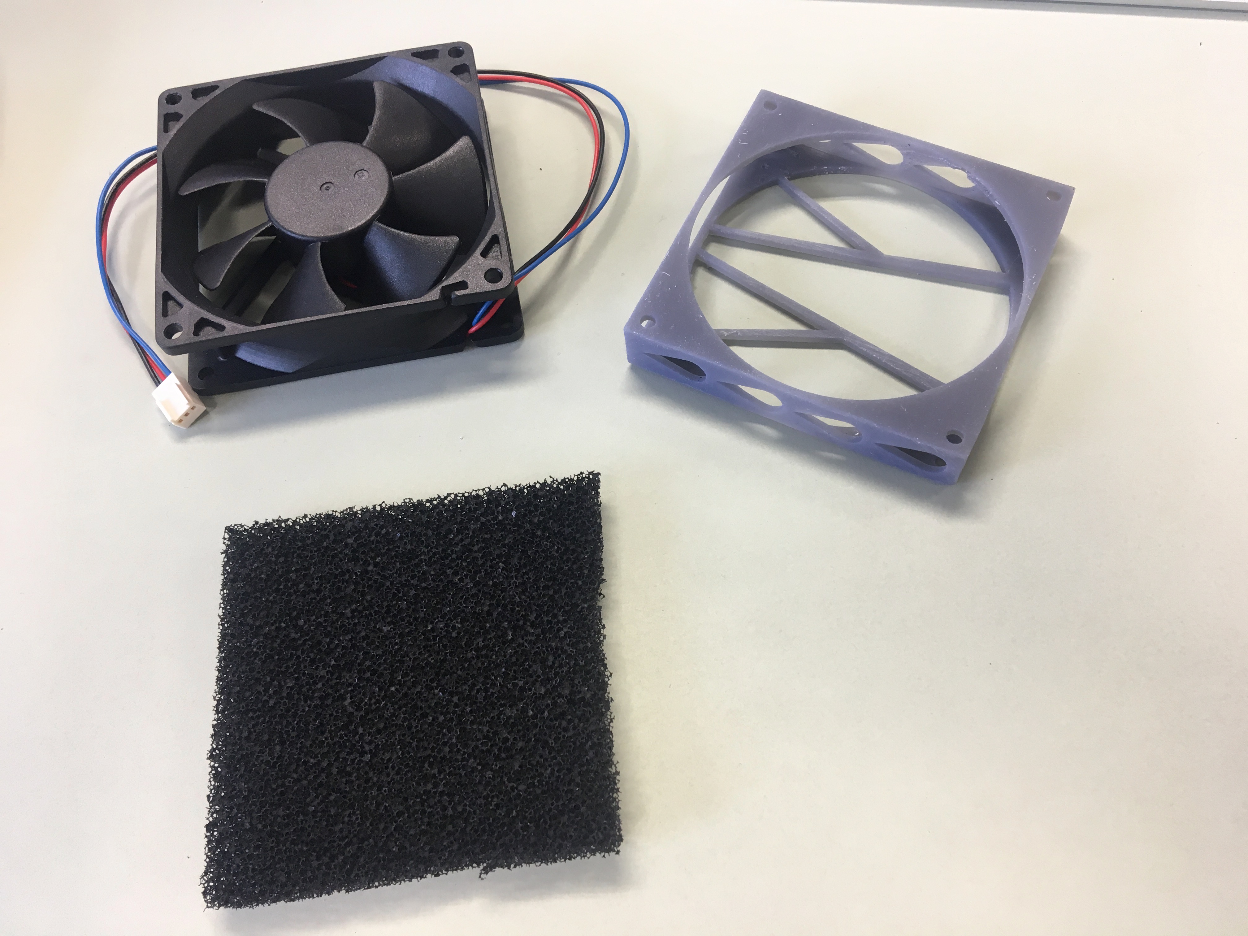 Coal filter holder for PC fans