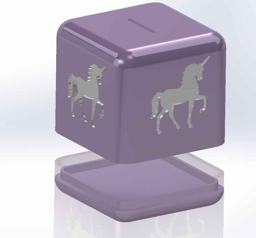 Money Box / Savings Box / Fairy + Unicorn