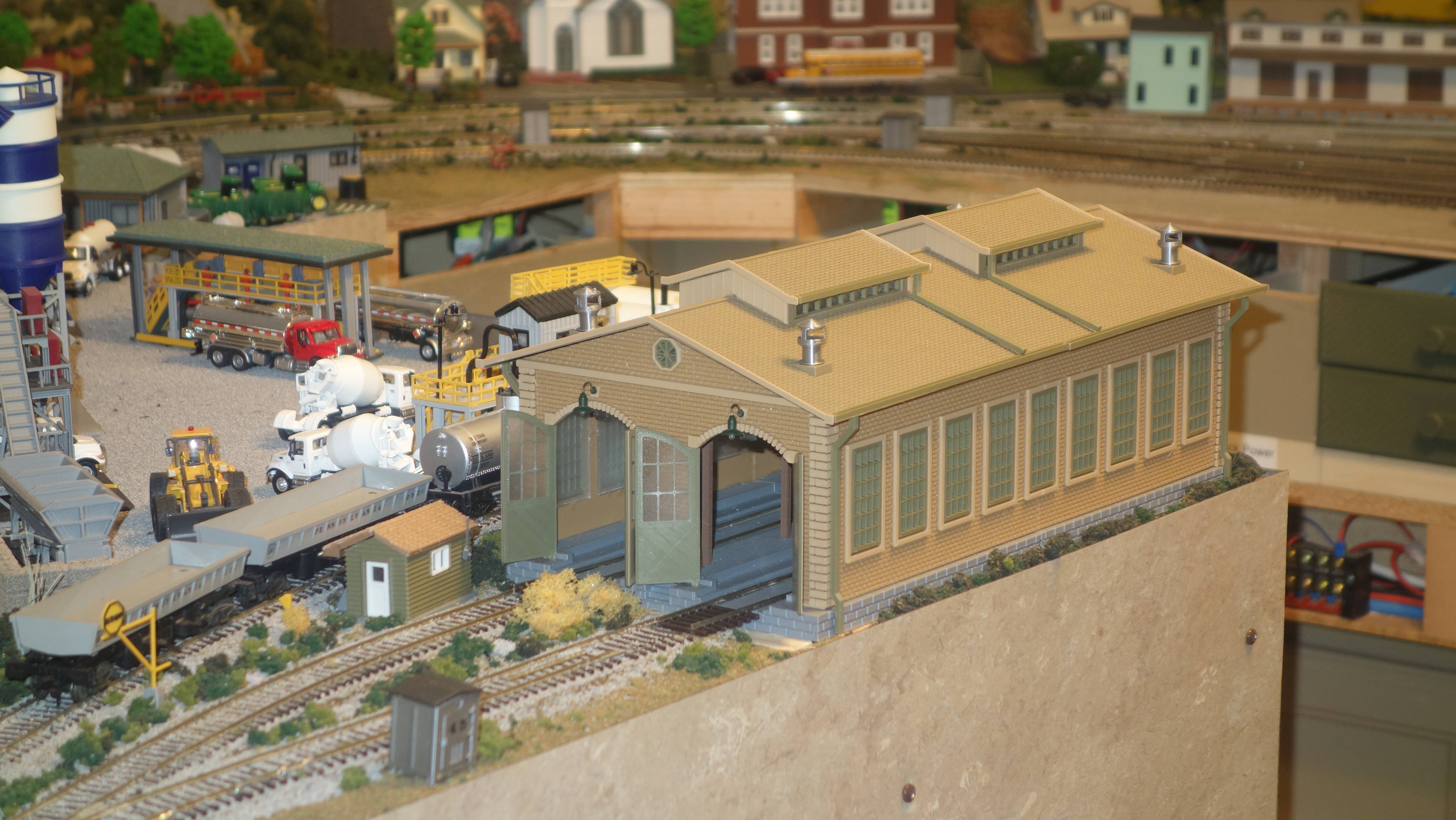 HO Scale Two Stall Heritage Engine House
