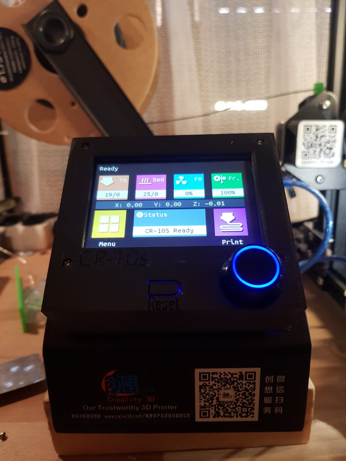 BTT TFT 35 mount for CR10 and CR10s