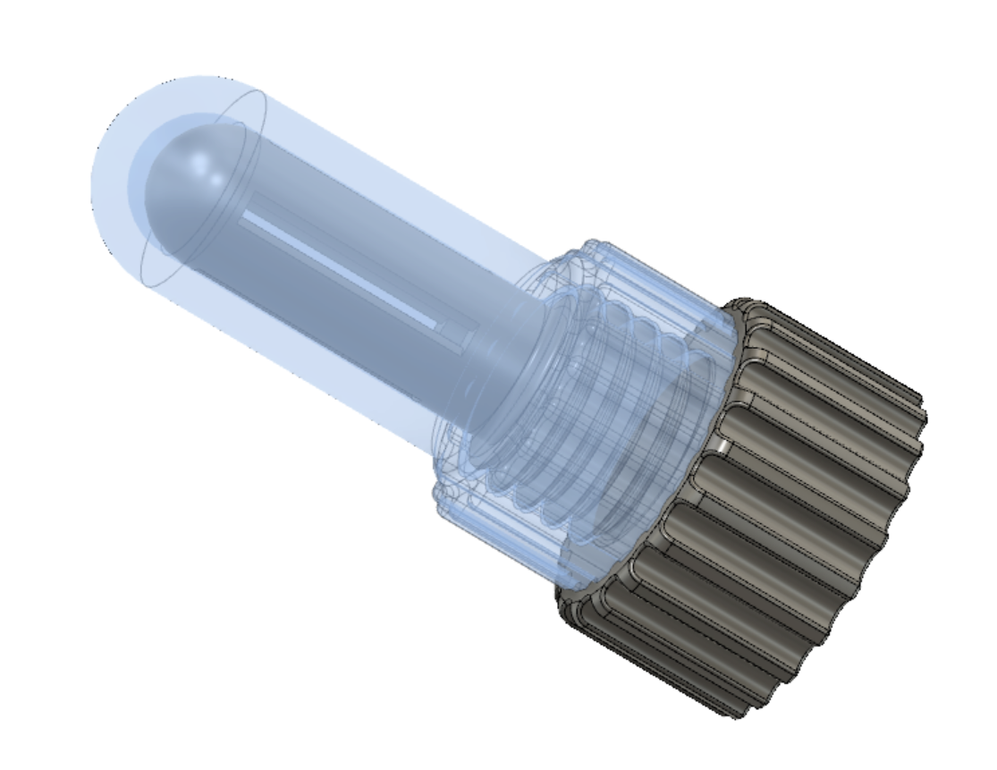 Grease / lube injector with cap for LM8UU / LM8 / LBBR (8mm) and LM10UU / LM10 (10mm) linear bearings