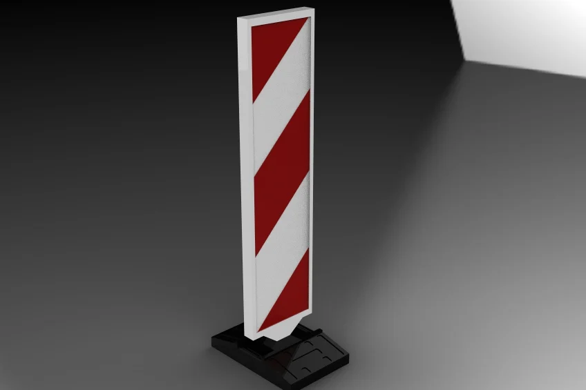 1/14 Road barrier
