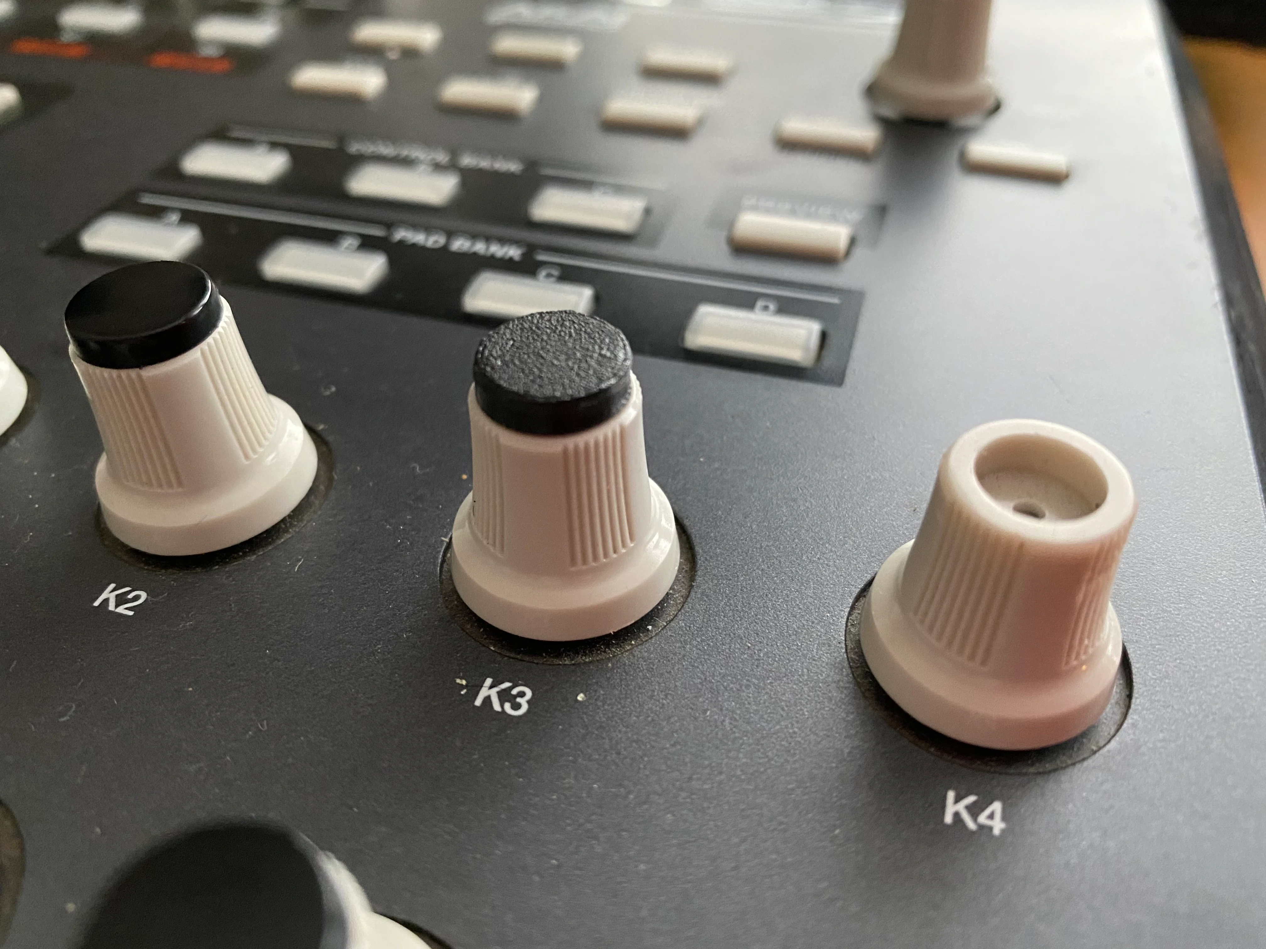 Akai MPC/MPD knob center