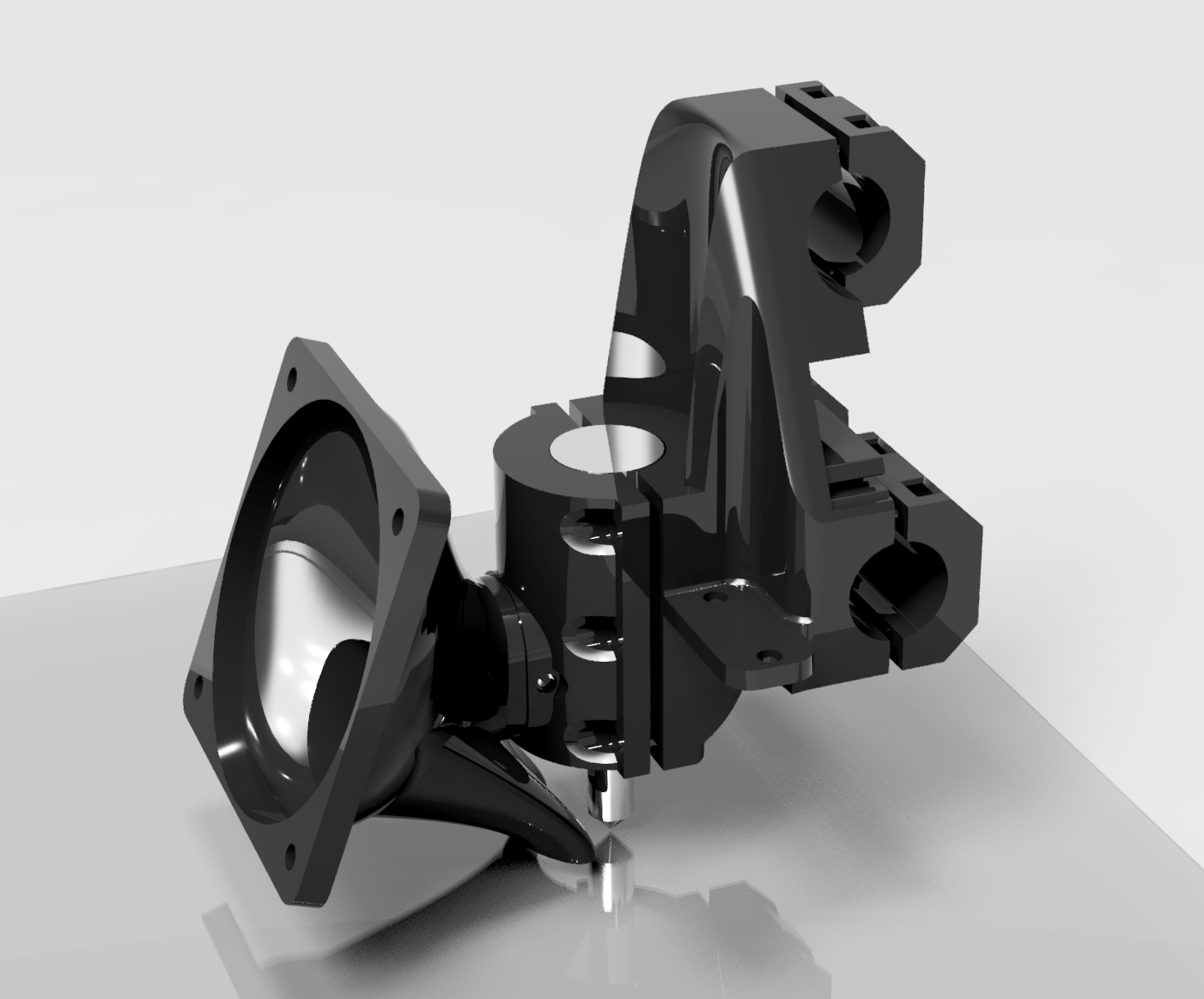 UPDATED! Anet A8 - e3d v6 XtraSolid Support with 60mm fan v2.0