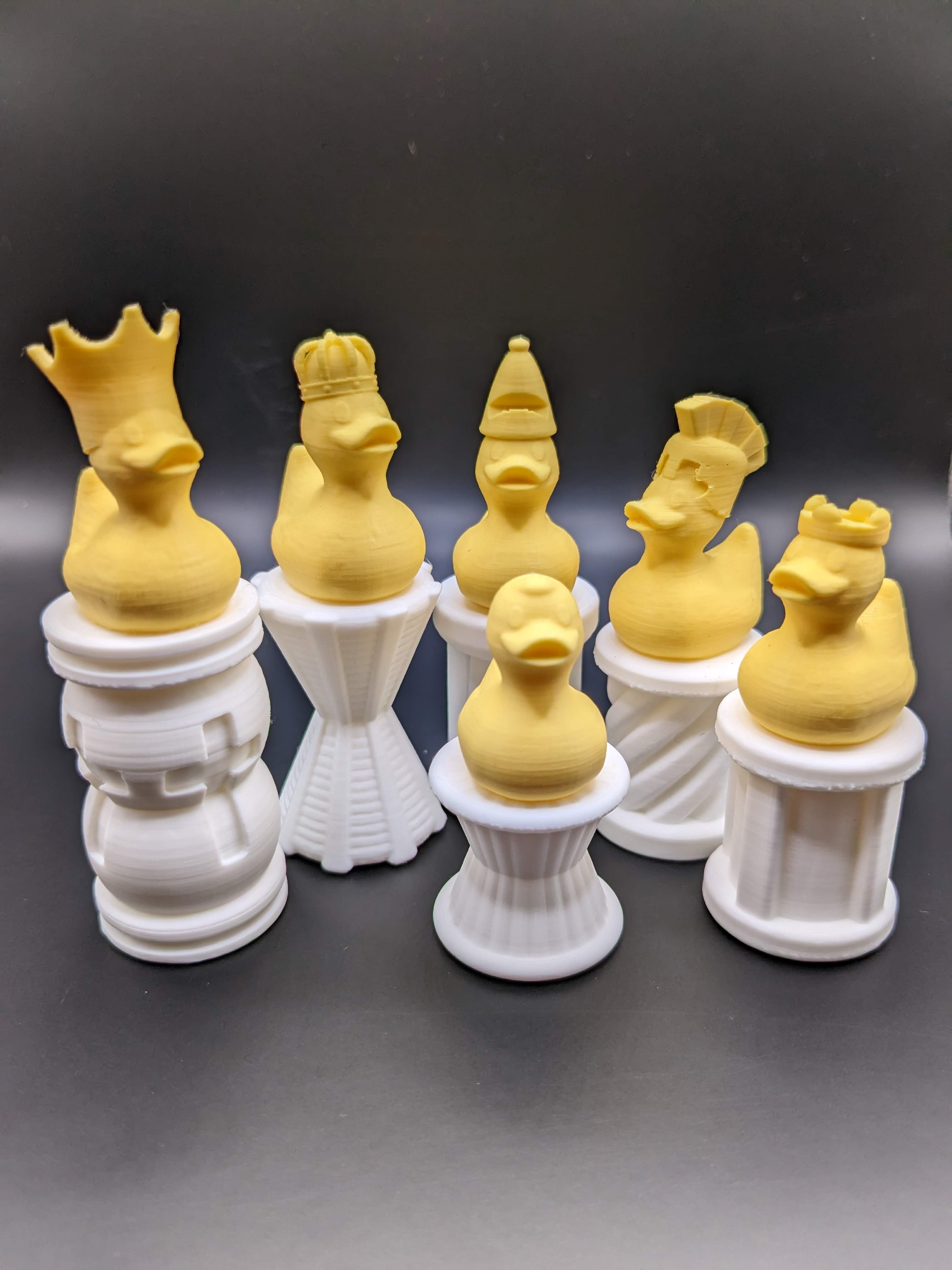 Kid-Safer Duck Chess Set