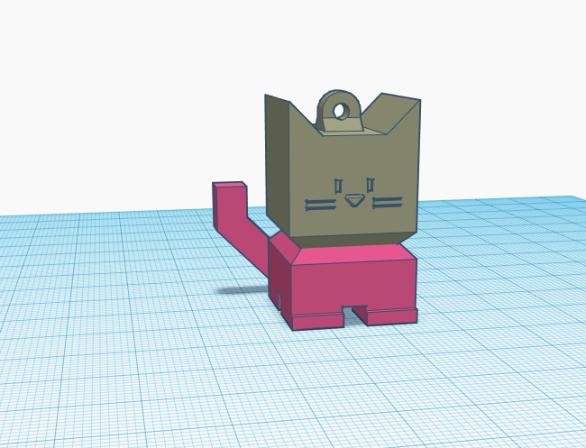 Cali Cat Keychain Screwbox