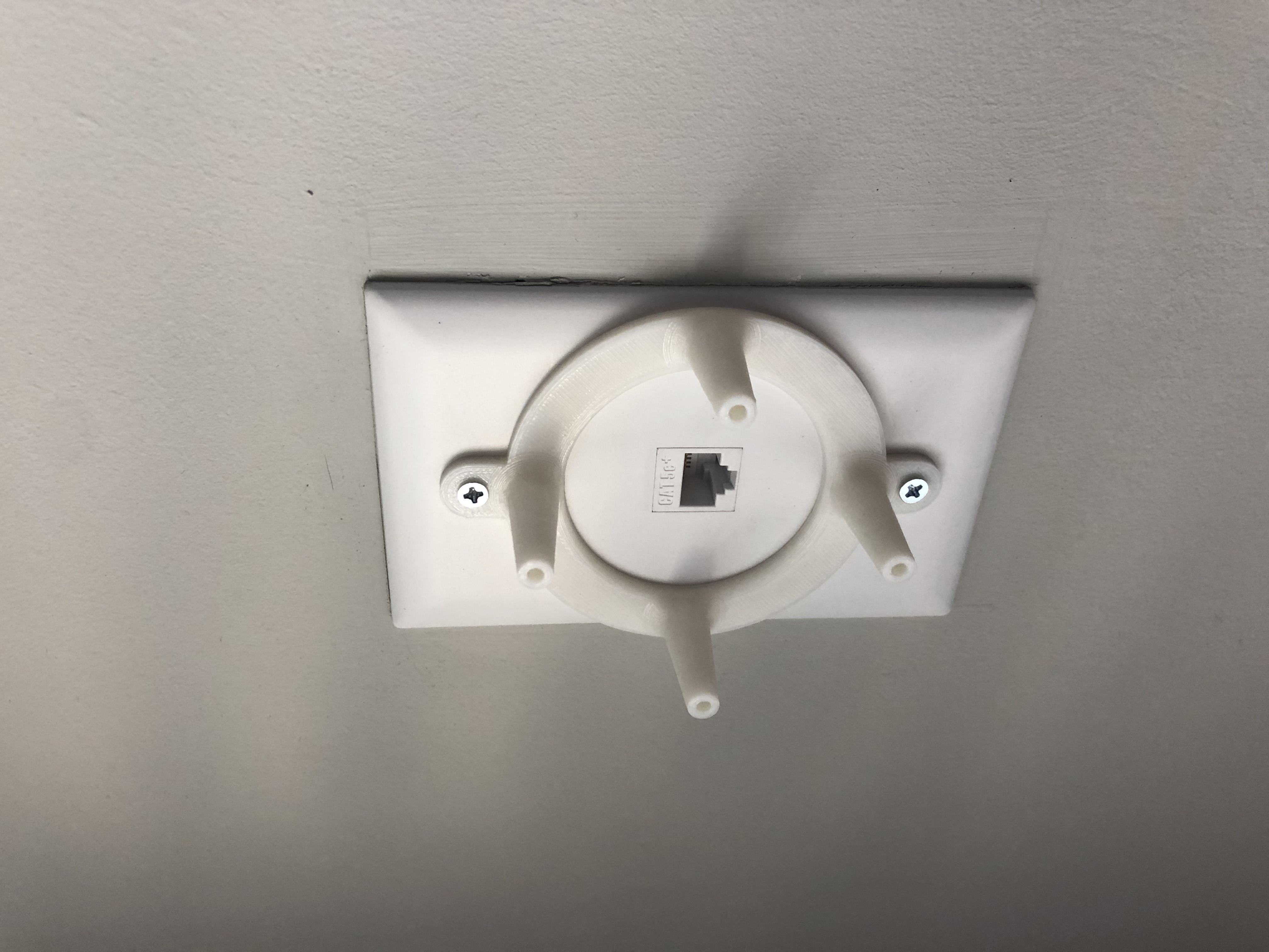 UniFi UAP ethernet socket wall mount (AP-AC-Lite, AP-AC-Pro, AP-AC-NanoHD)