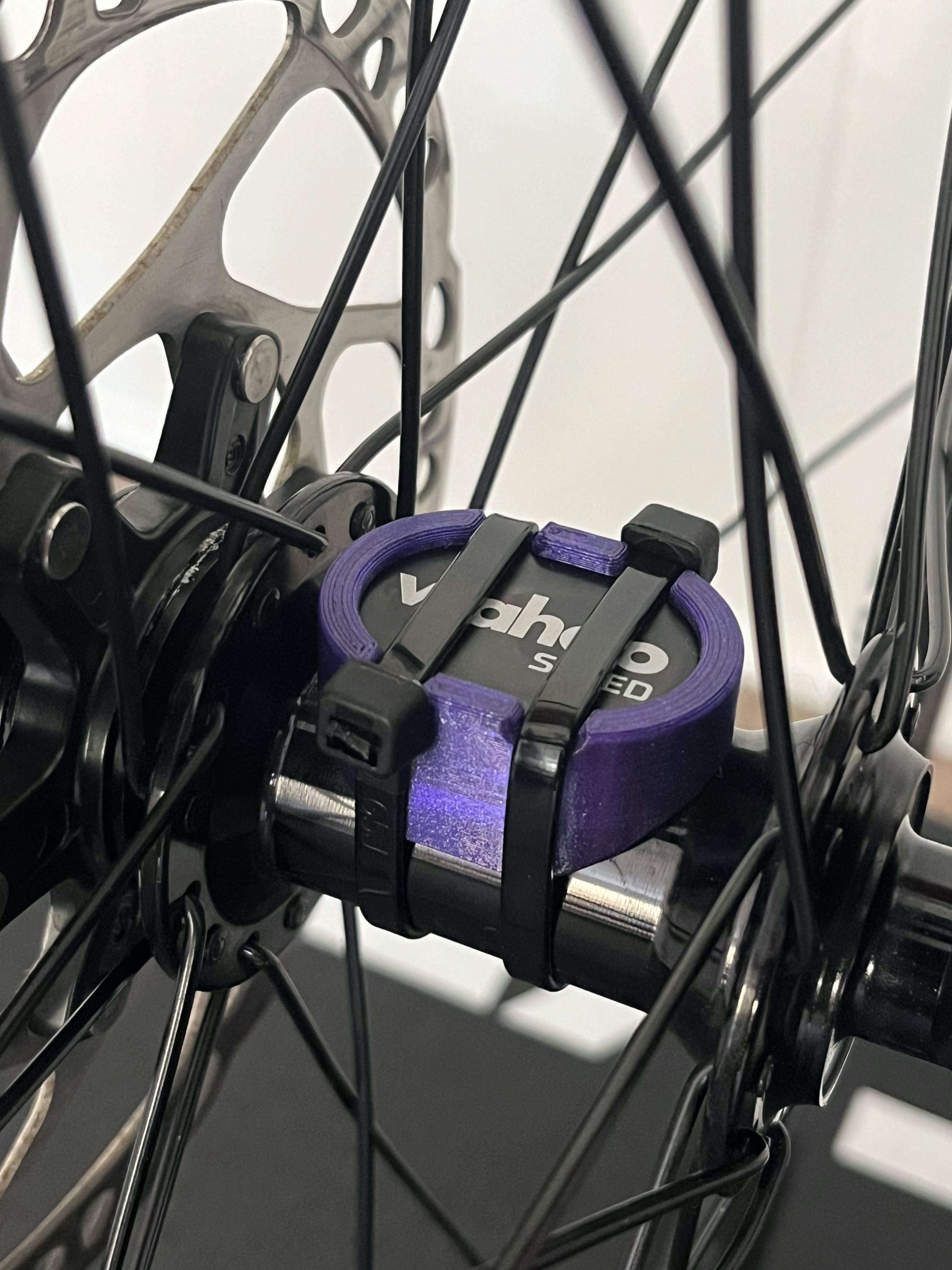 Wahoo Speed Sensor Front Wheel Hub Zip Tie Mount