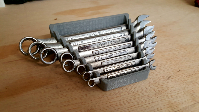 Craftsman 8pc Combination Wrench Organizer - SAE