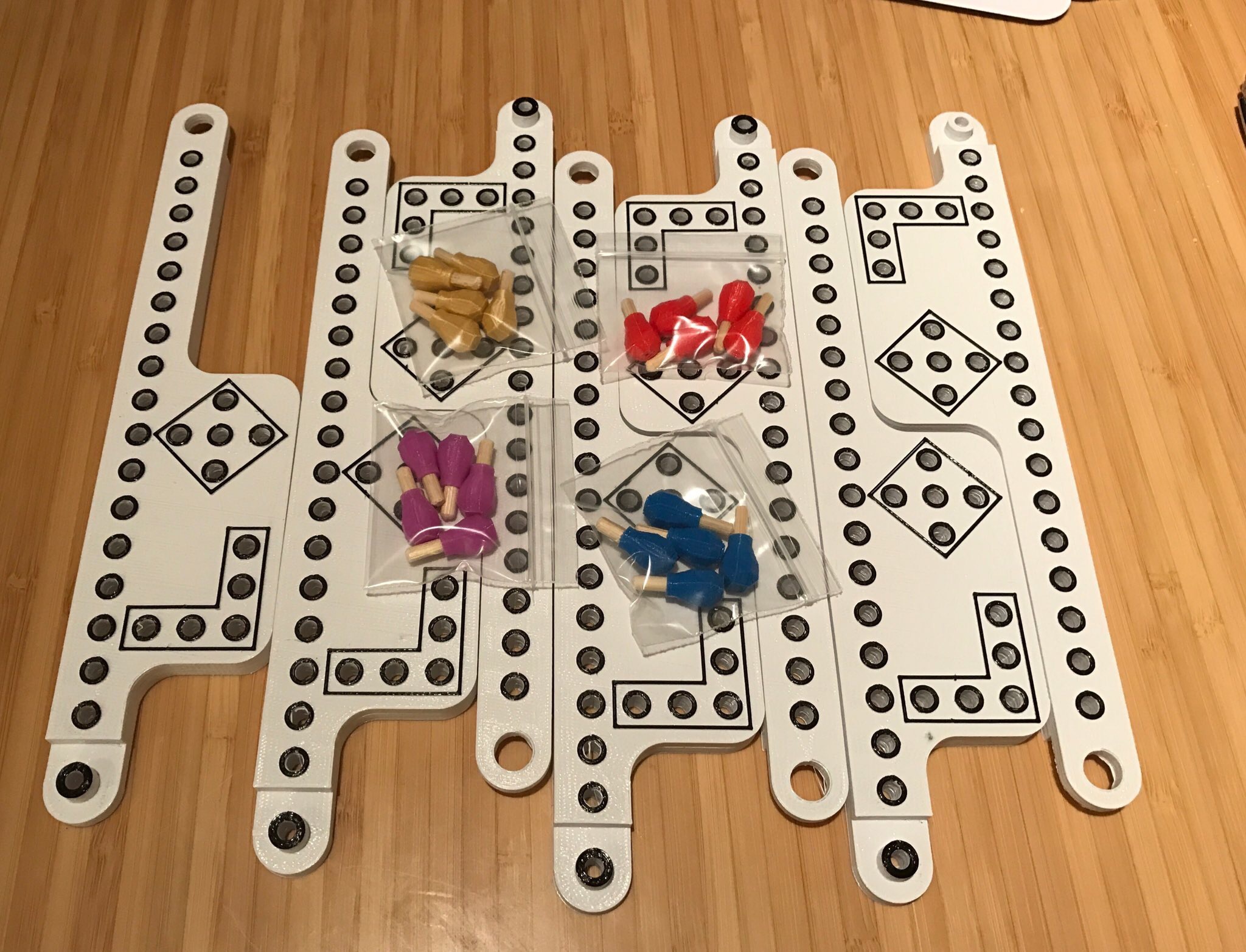 Pegs and Jokers Board Game