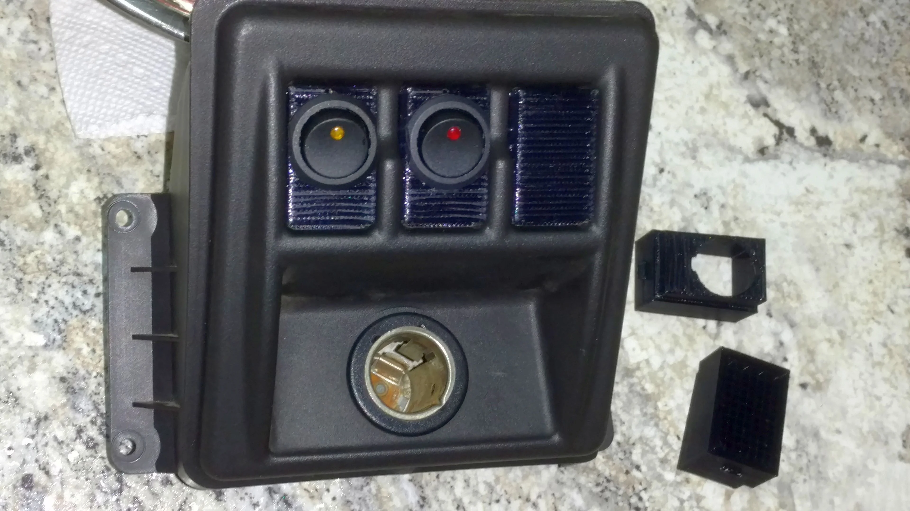 Jeep TJ Wrangler Console Switch Blank
