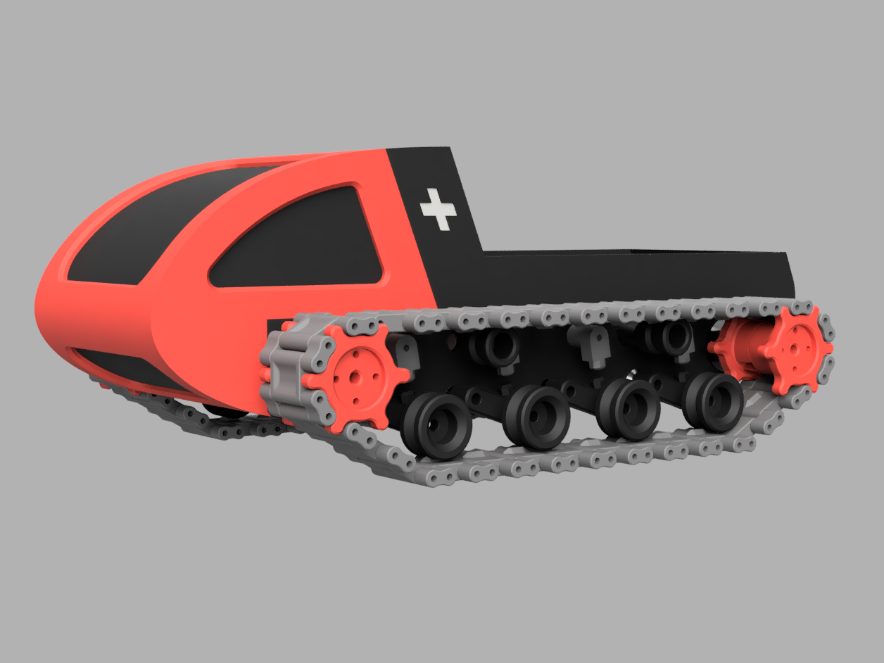 sno explorer, tracked rc vehicle
