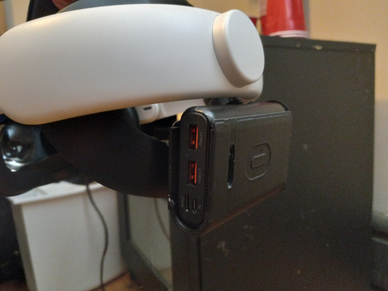 Charmast PD Mini Battery Mount for KiWi Design Elite Strap (may work with other straps) - Oculus Quest 2