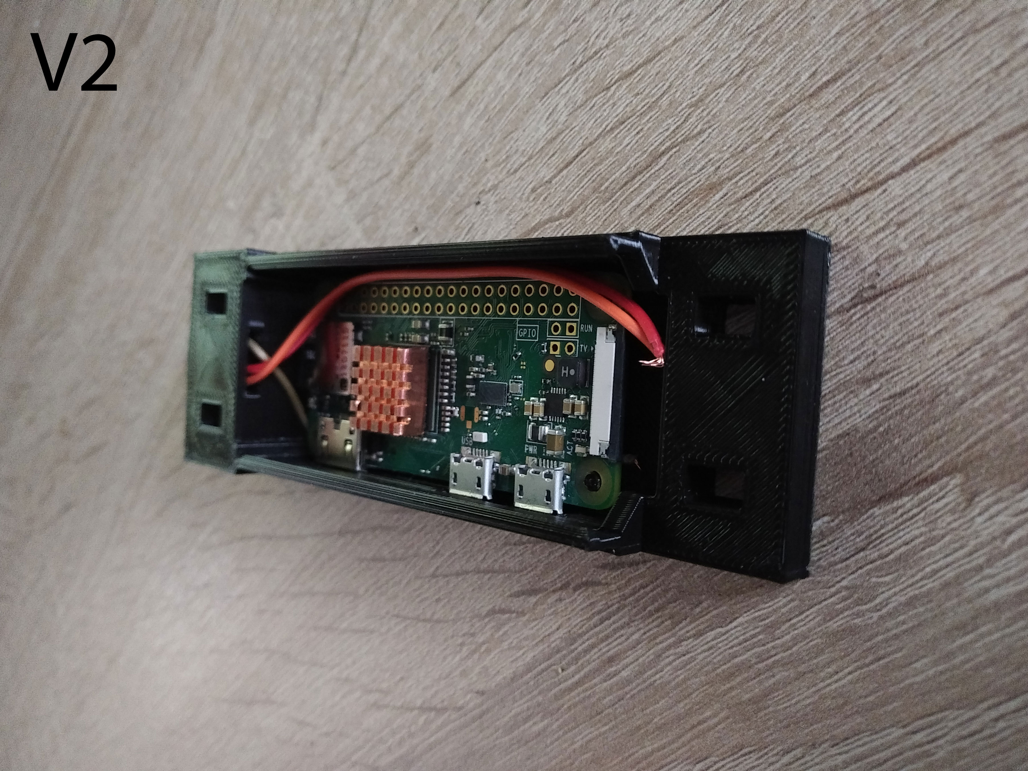 Raspberry Pi Zero W + RTC DS3231 case