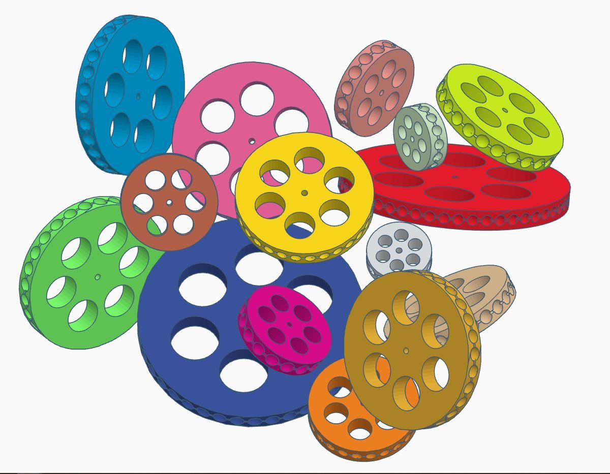 Ball (bead) chain gears