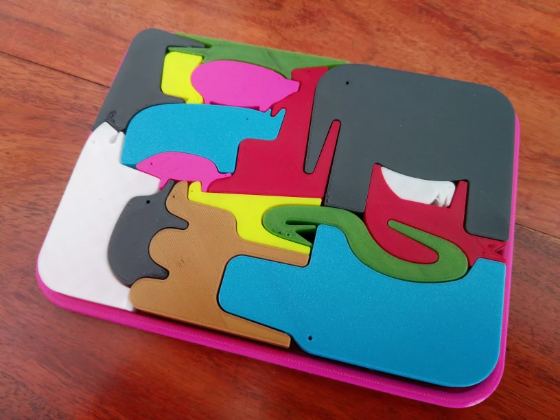 Frame for Animal Puzzle