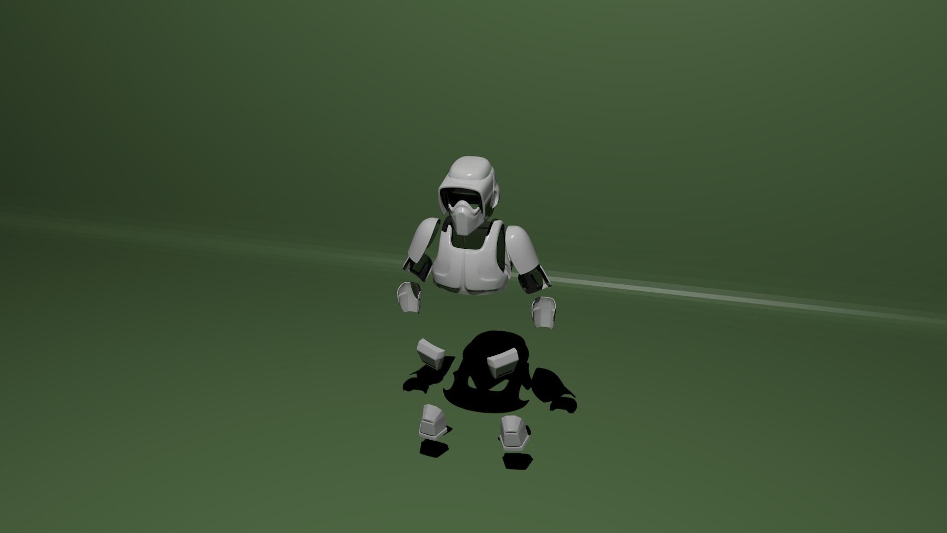 Complete Biker Scout armor Star Wars
