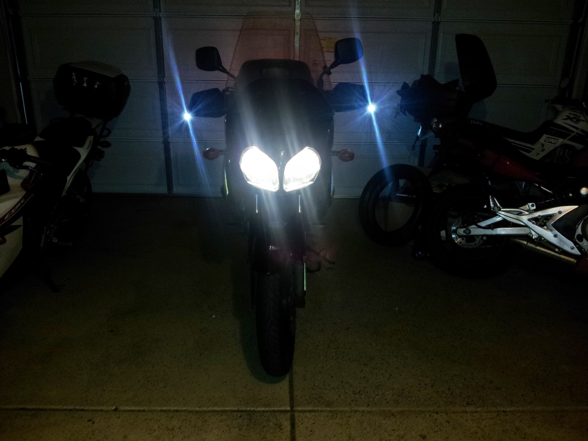Motorcycle Daytime Running Lights (DRL) 18mm LED Mounts