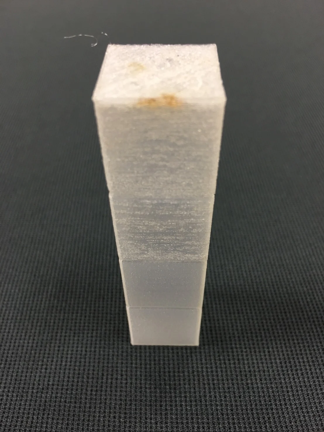 Filament's temp & speed test cube