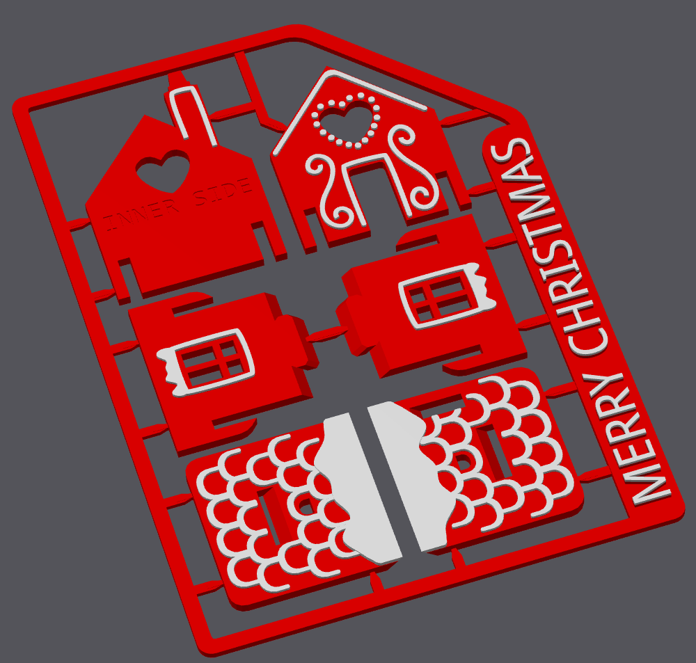 Gingerbread House Kit Card - fixed stronger model