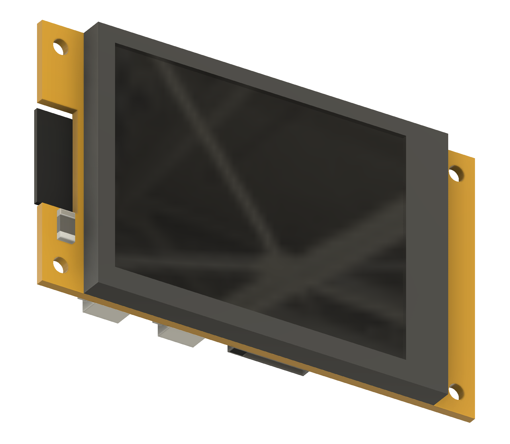 ESP32-2432S028R aka CYD Cheap Yellow Display f3d model