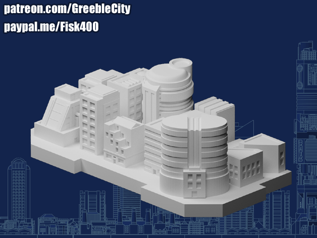 GreebleCity Megatower 16: Rooftop Neighborhood
